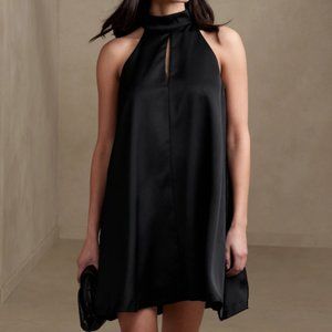 Banana Republic Petite Lil Satin Mini Dress